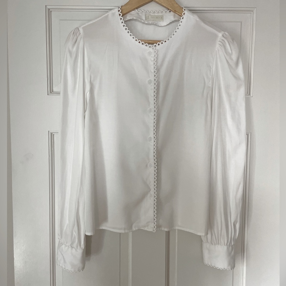 Vita Grace Loop Trim Blouse